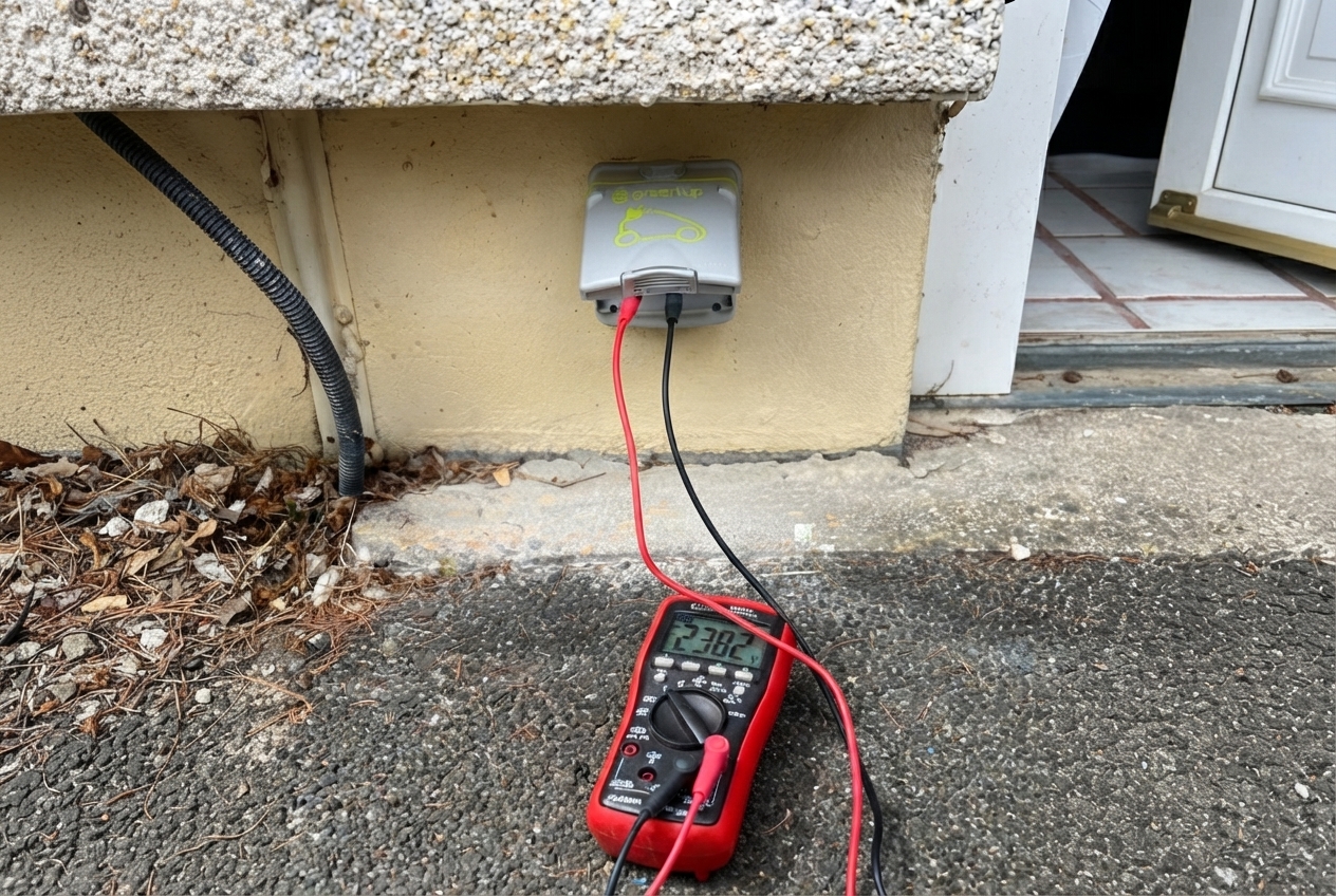 Borne IRVE installée